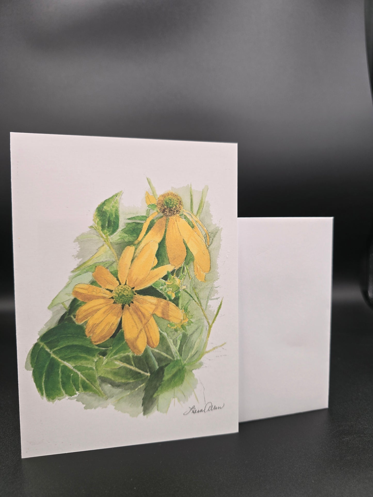 Yellow Coneflower Greeting Card