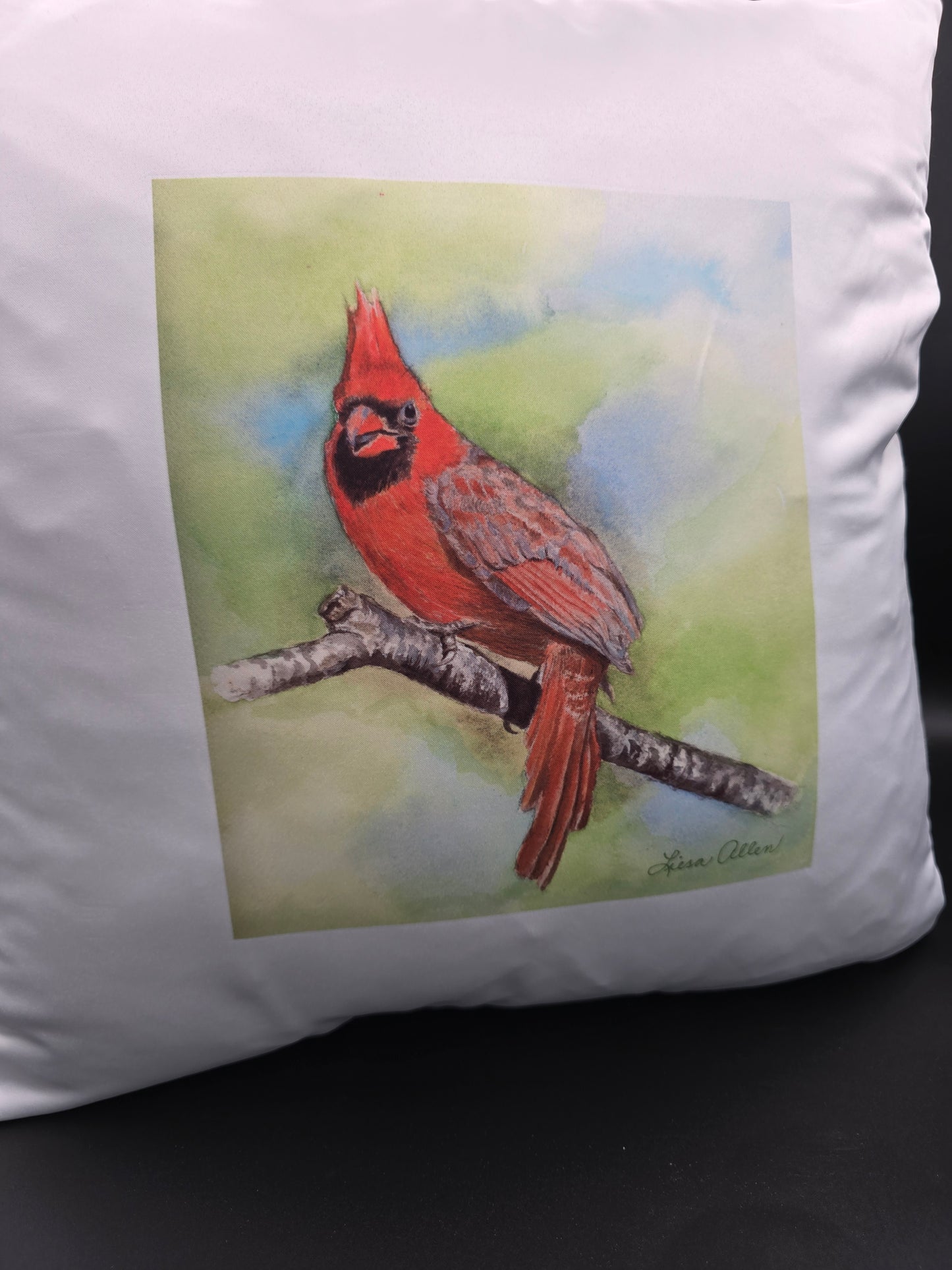Cardinal Accent Pillow
