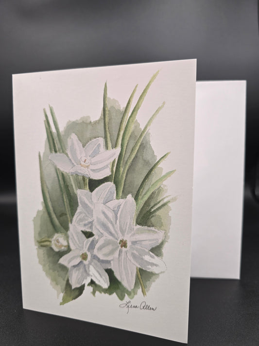 Narcissus Greeting Card