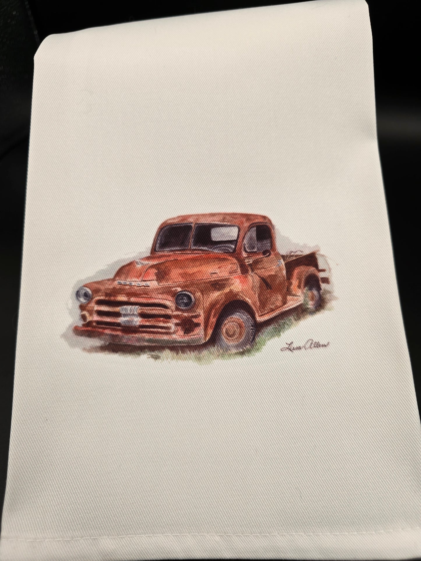 Old Truck Tea Towel
