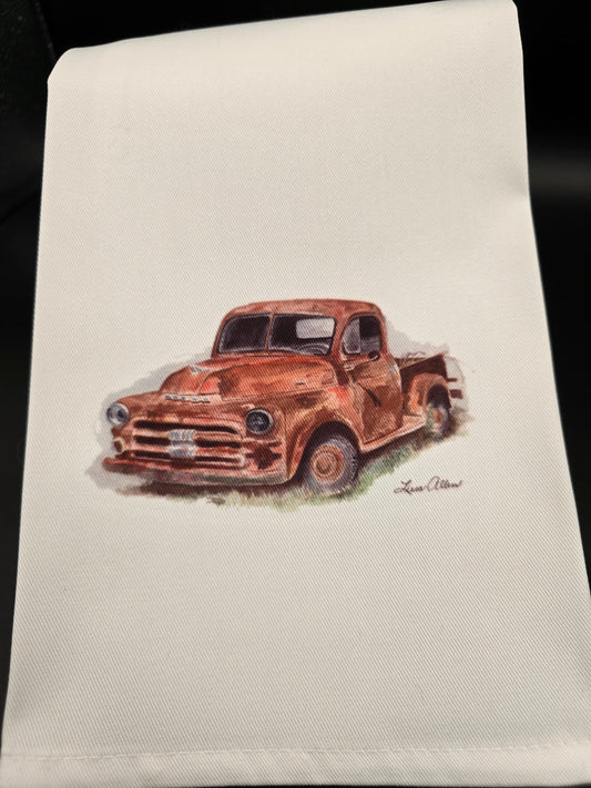 Old Truck Tea Towel