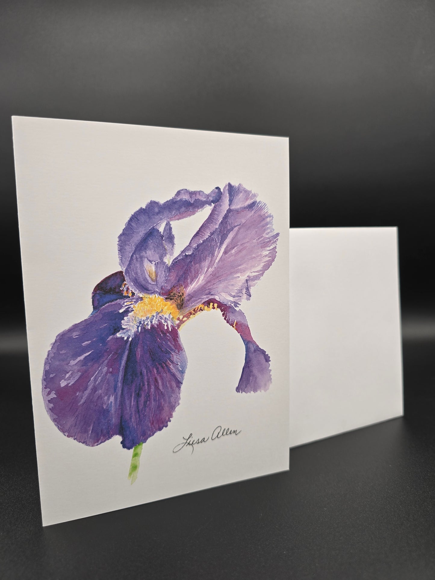 Iris Greeting Card