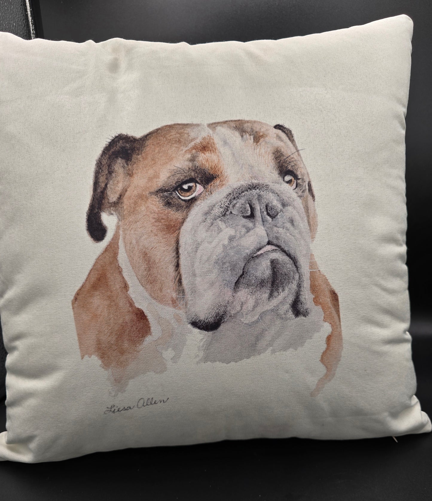 Bulldog Pillow