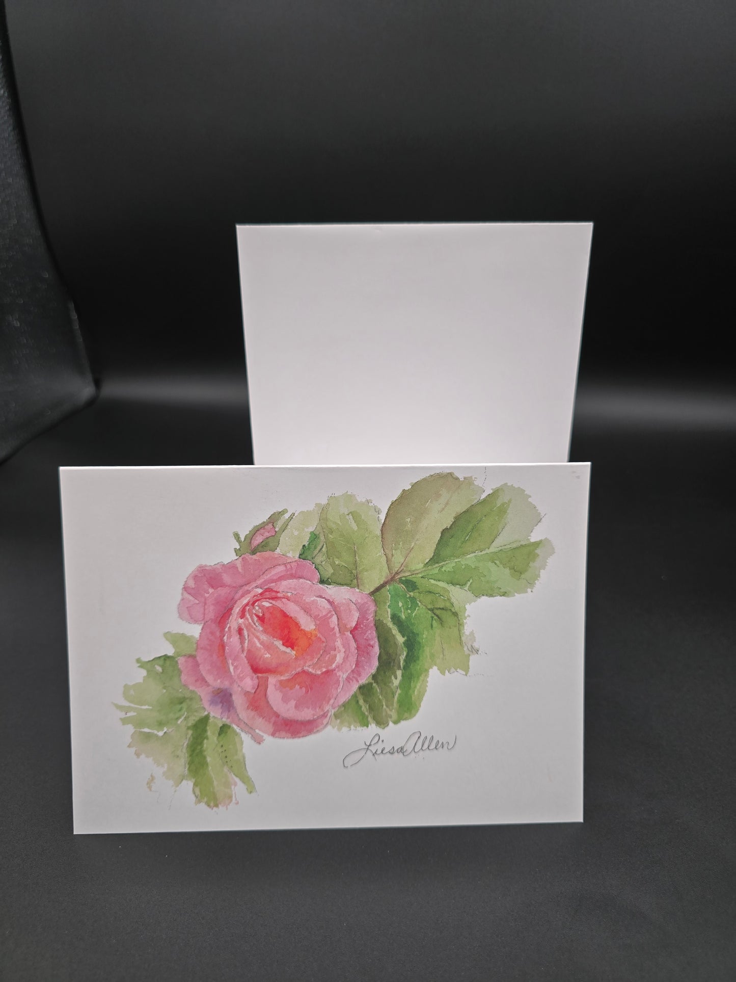 Pink Rose Greeting Card